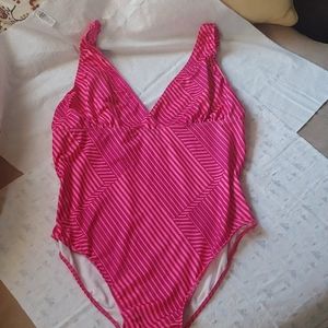 Pink bathing suit one piece